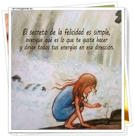 Imagen de El Secreto De La Felicidad Es Simple
