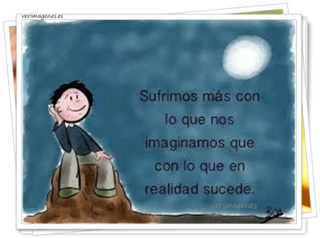 Imagen de Sufrimos Más Con Lo Que Nos Imaginamos