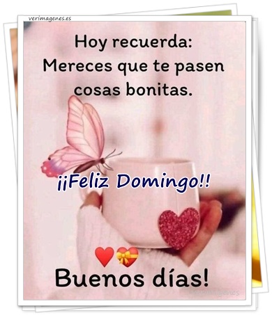 Imagen Feliz Domingo. Paz, descanso y gratitud en este día