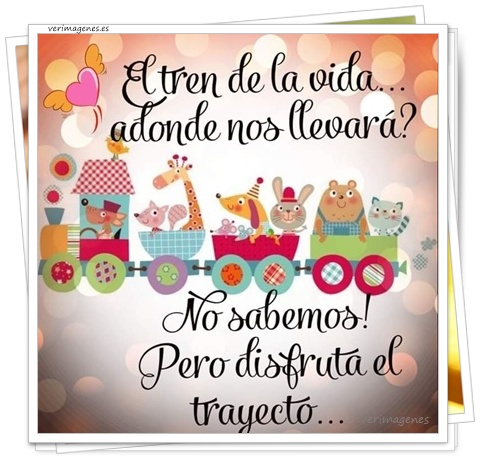 Imagen de El tren de la vida adonde nos llevará?