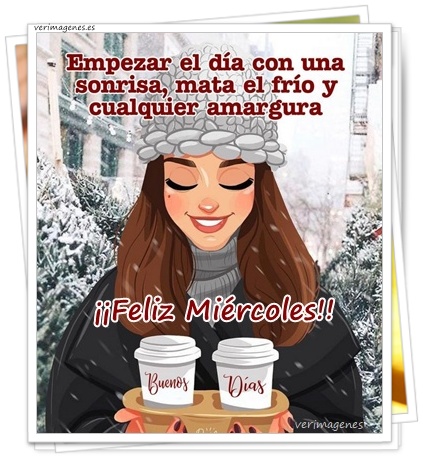 Imagen Feliz Miércoles. Deseándote un día productivo y lleno de éxitos