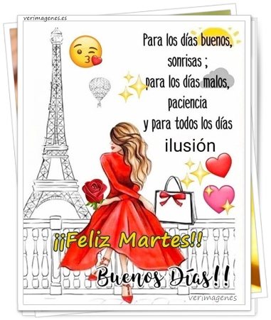 Imagen de ¡Feliz Martes! Que Tu Día Esté Lleno De Energía Y Buenas Vibras