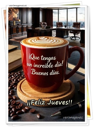 Imagen de Feliz Jueves. ¡Jueves De Buenas Vibras Y Grandes Oportunidades!