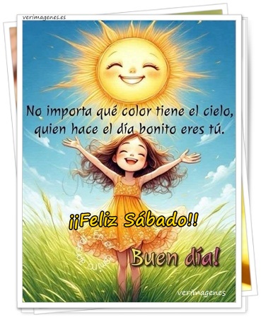 Imagen de Feliz Sábado. Día de descanso, risas y buenos momentos