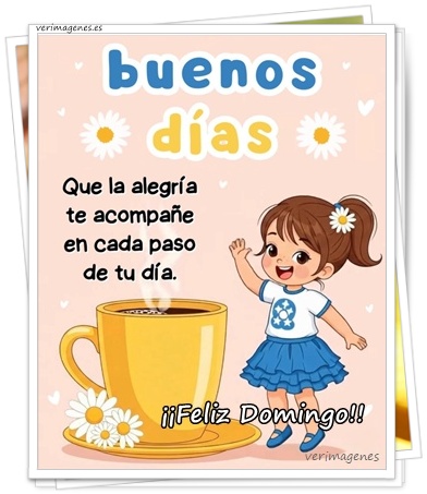 Imagen de Feliz Domingo. Vive Este Día Como Mereces: En Paz