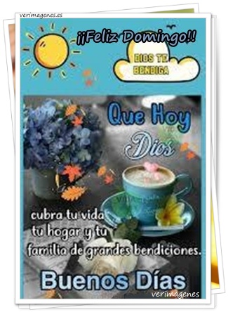 Imagen de Feliz Domingo, con sabor a felicidad