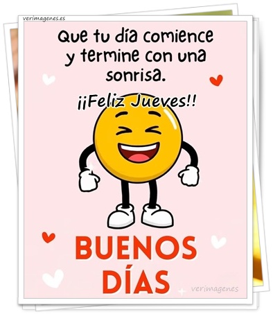 Imagen de Feliz Jueves. Que este día te traiga buenas noticias