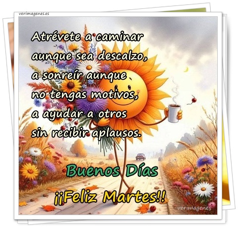 Imagen de Feliz Martes. Entre café y sueños, florece el día