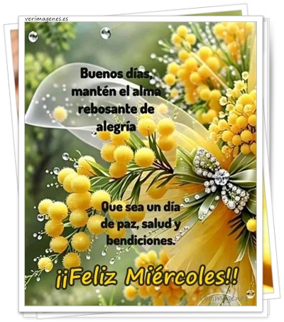 Imagen de Feliz Miércoles. Día tranquilo, corazón contento