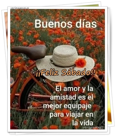 Imagen de Feliz Sábado. Día Para Disfrutar Sin Prisa