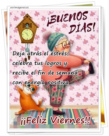Imagen de ¡Feliz Viernes! Que Hoy Cierres La Semana Con Satisfacción Y Una Sonrisa En El Rostro