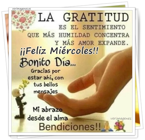 Imagen de Feliz Miércoles. Que Tu Día Venga Lleno De Buenas Noticias