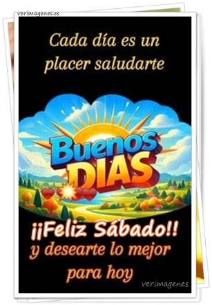 Imagen de Feliz Sábado. Día Bonito, Corazón Contento