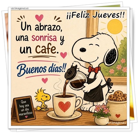 Imagen de Feliz Jueves. Que Tu Día Esté Lleno De Paz, Fe Y Gratitud