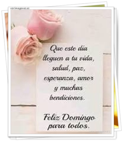 Imagen de Feliz Domingo. Dios Llene Tu Domingo De Paz