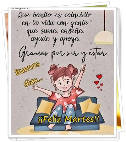 Imagen de Feliz Martes. ¡Que Tengas Un Día Maravilloso!