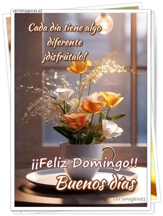 Imagen de Feliz Domingo. Día Perfecto: Café, Paz Y Sonrisas