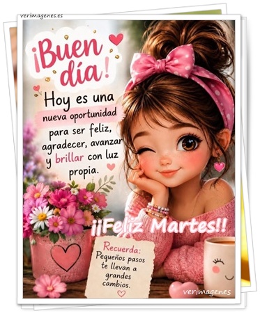 Imagen de ¡Feliz Martes! Que Este Nuevo Día Te Regale Motivos Para Sonreír
