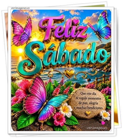 Imagen de Feliz Sábado. Disfruta El Presente, Hoy Toca Ser Feliz