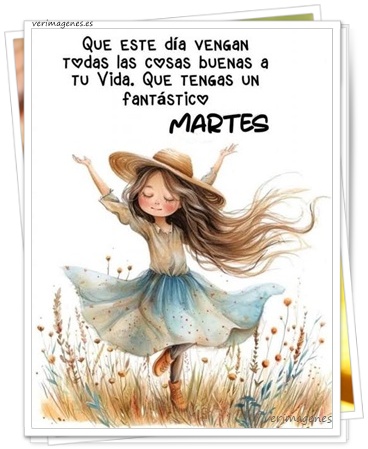 Imagen de Feliz Martes. Un Día Productivo Empieza Con Buena Actitud