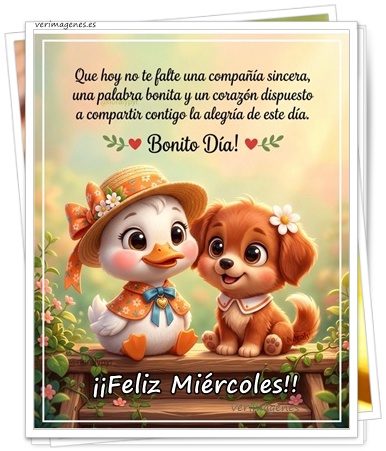 Imagen de Feliz Miércoles. Que Este Nuevo Día Llegue Cargado De Energía, Sonrisas Y Momentos Bonitos