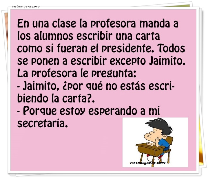 Imagen de En Una Clase La Profesora Manda A Los Alumnos