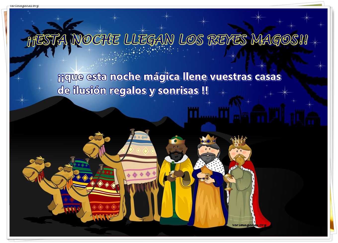 Imagen de Esta Noche Llegan Los Reyes Magos